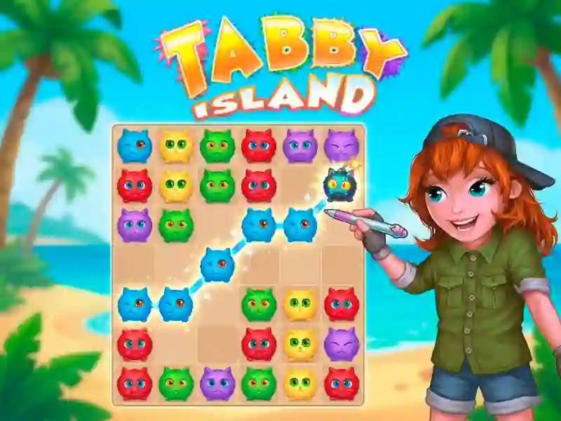 Гульня Tabby Island онлайн
