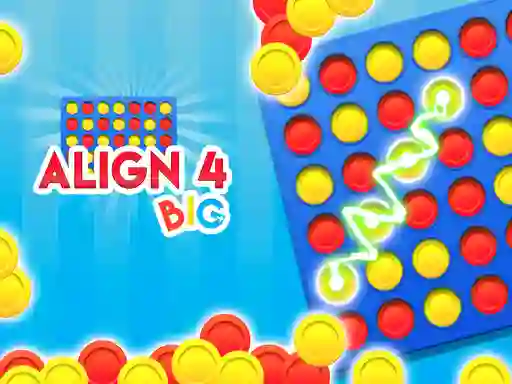 Гульня Align 4 Big онлайн