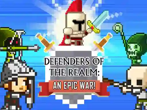 Гульня Defenders of the Realm: An Epic War онлайн