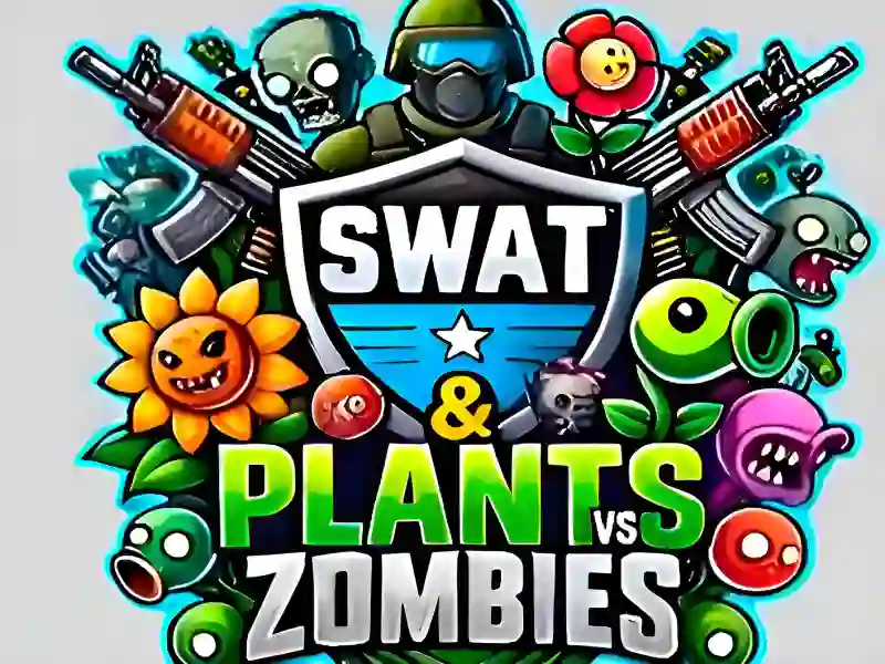 Гульня SWAT & Plants vs Zombies онлайн