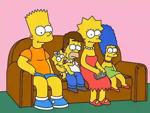 Гульня The Simpsons Jigsaw Puzzle онлайн