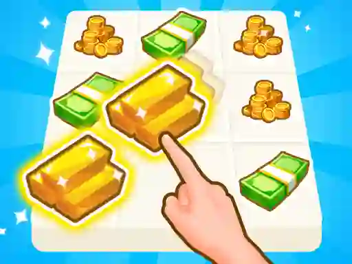 Гульня Cat Life Merge Money онлайн