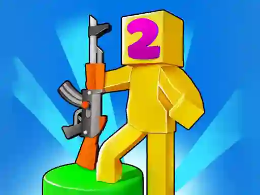 Гульня Merge Run Battle онлайн