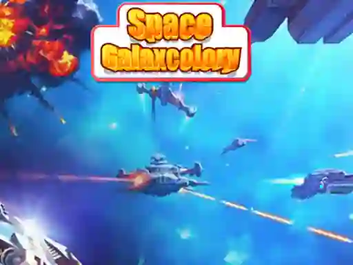 Гульня Space Galaxcolory онлайн