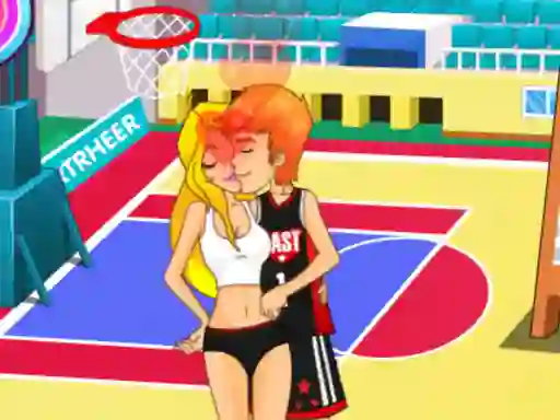 Гульня Basketball Kissing онлайн