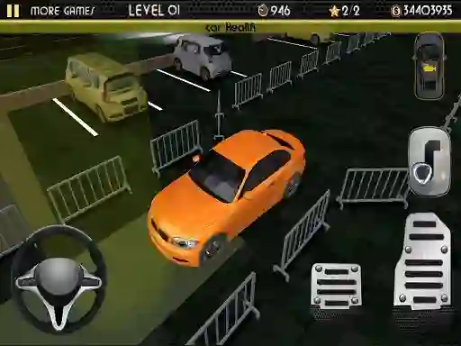 Гульня Night Car Parking Simulator онлайн