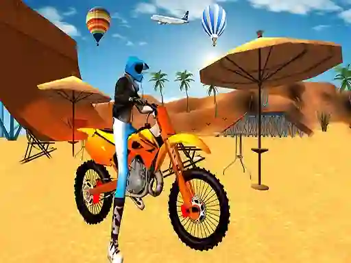 Гульня Motocross Beach Game: Bike Stunt Racing онлайн