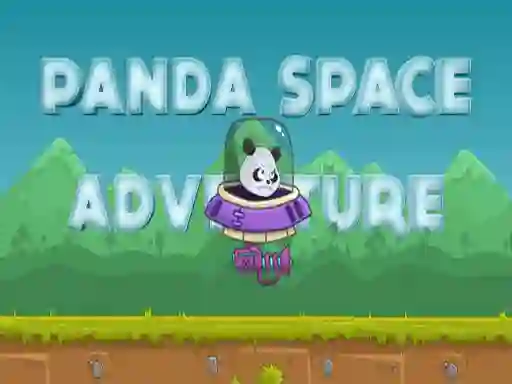 Гульня Panda Space Adventure онлайн
