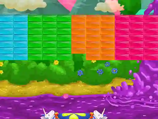 Гульня Brick Breaker Unicorn онлайн