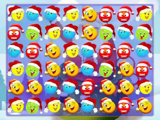 Гульня Christmas Bubbles Match 3 онлайн