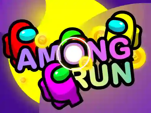 Гульня Among Run онлайн