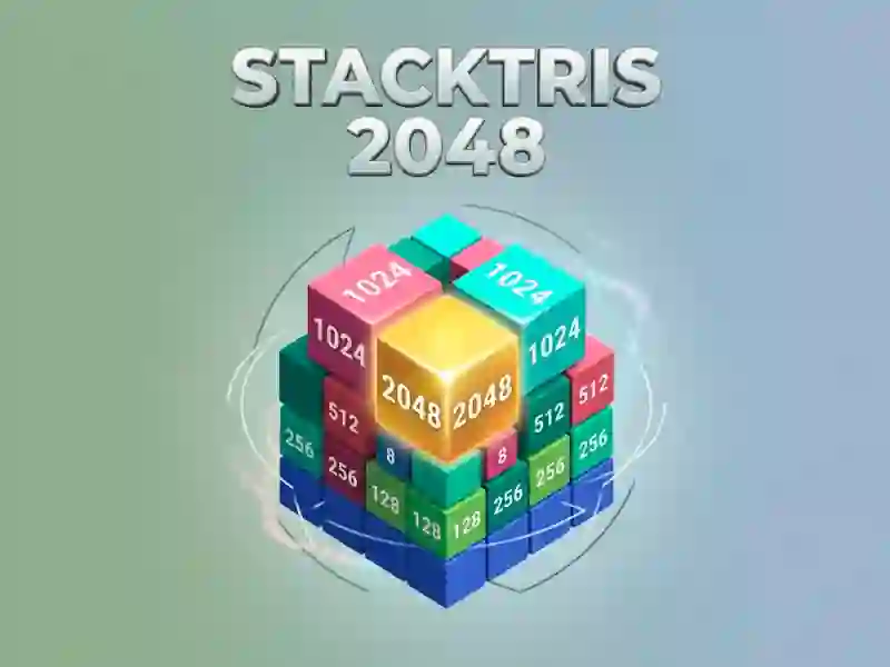Гульня Stacktris 2048 онлайн