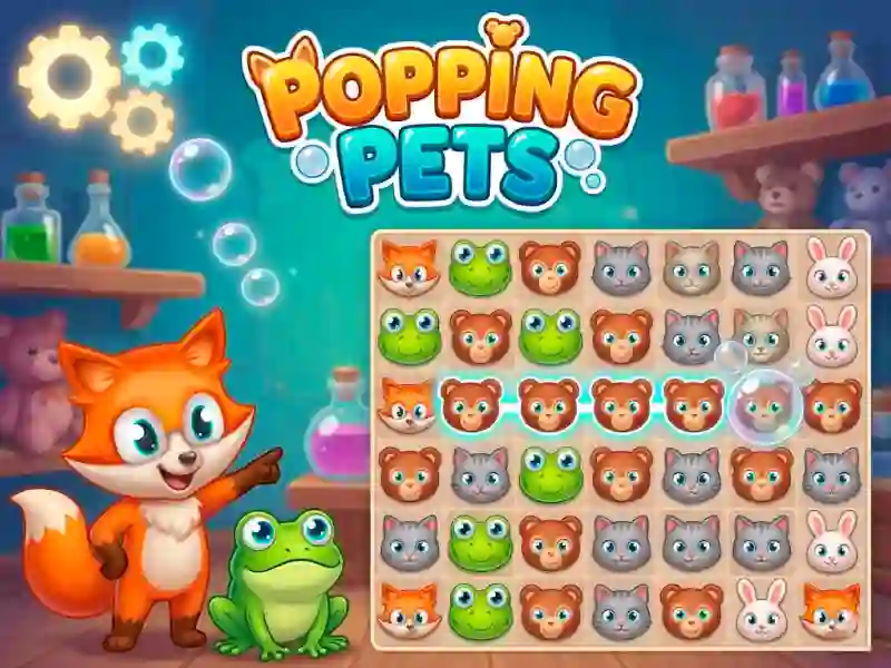 Гульня Popping Pets онлайн