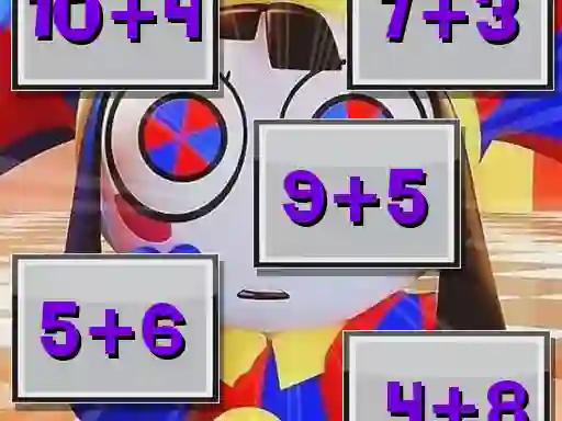 Гульня Pomni Math Game онлайн