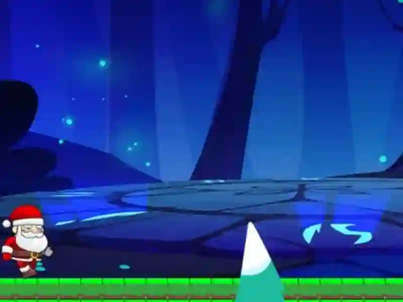 Гульня Santa Runner 2D онлайн