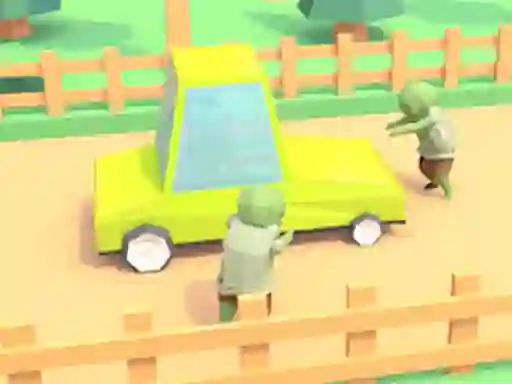 Гульня Zombie Road онлайн