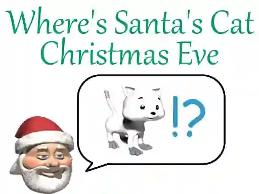 Гульня Where's Santa's Cat Christmas Eve онлайн