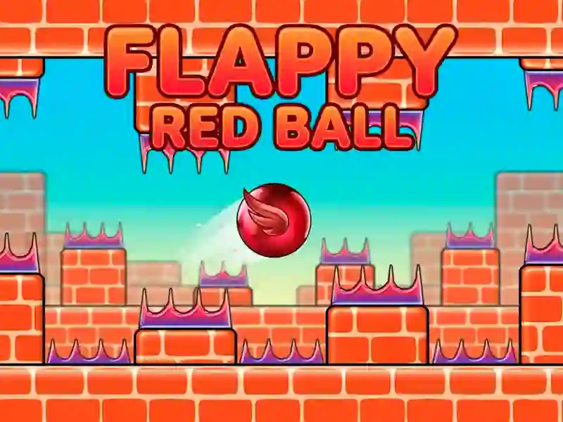 Гульня Flappy red ball онлайн