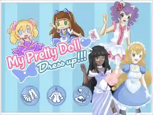 Гульня My pretty doll : Dress up онлайн