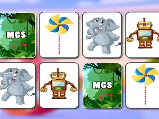 Гульня Funny Match Card онлайн