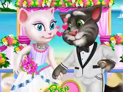 Гульня Ben and Kitty Wedding Day онлайн