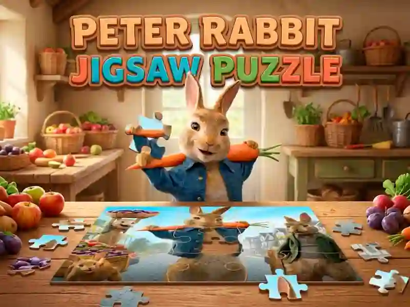 Гульня Peter Rabbit Jigsaw Puzzle онлайн