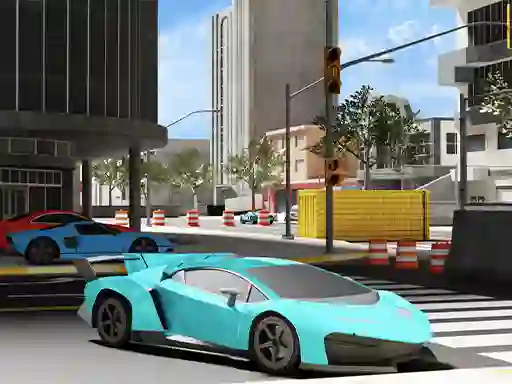 Гульня Extreme Car Driving Parking онлайн