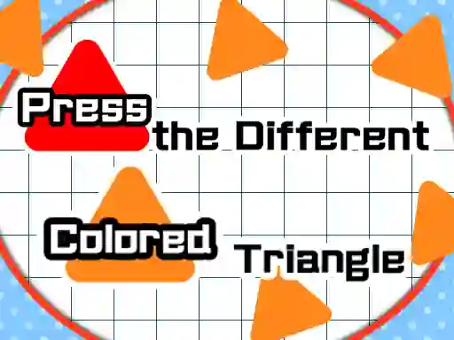 Гульня Press The Different Colored Triangle онлайн