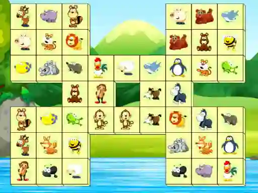 Гульня Animals Connect онлайн