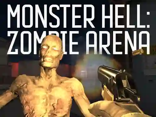 Гульня Monster Hell Zombie Arena онлайн