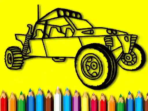 Гульня Back To School: Rally Car Coloring Book онлайн