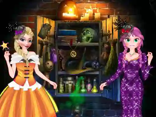Гульня Princess Halloween Party Dress онлайн