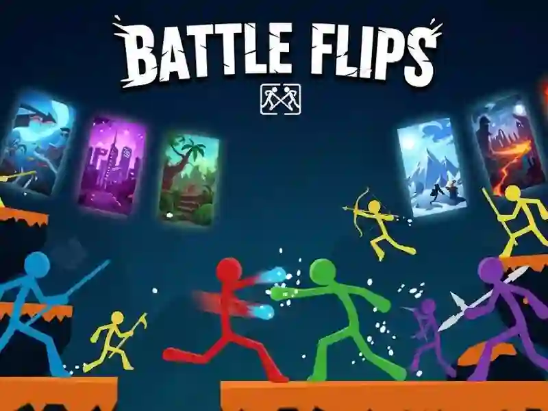 Гульня Battle Flips онлайн
