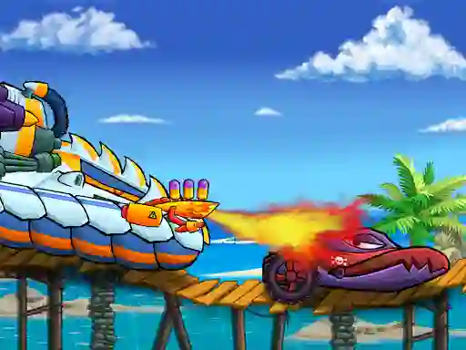 Гульня Car Eats Car Sea Adventure онлайн