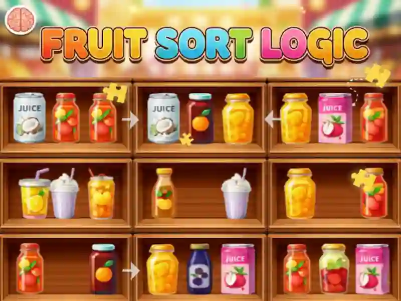 Гульня Fruit Sort Logic онлайн