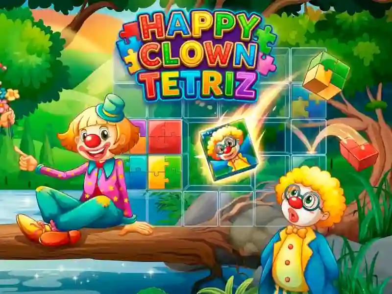 Гульня Happy Clown Tetriz онлайн