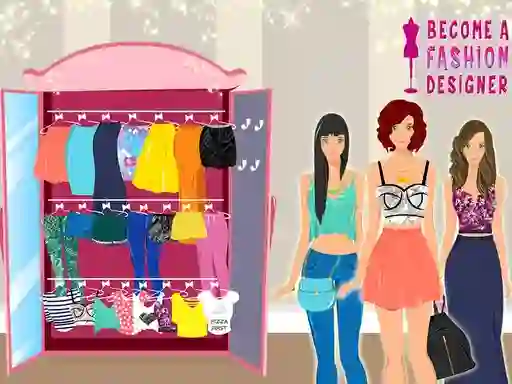 Гульня Become a Fashion Designer онлайн