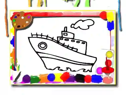 Гульня Back To School: Cartoon Coloring Time онлайн