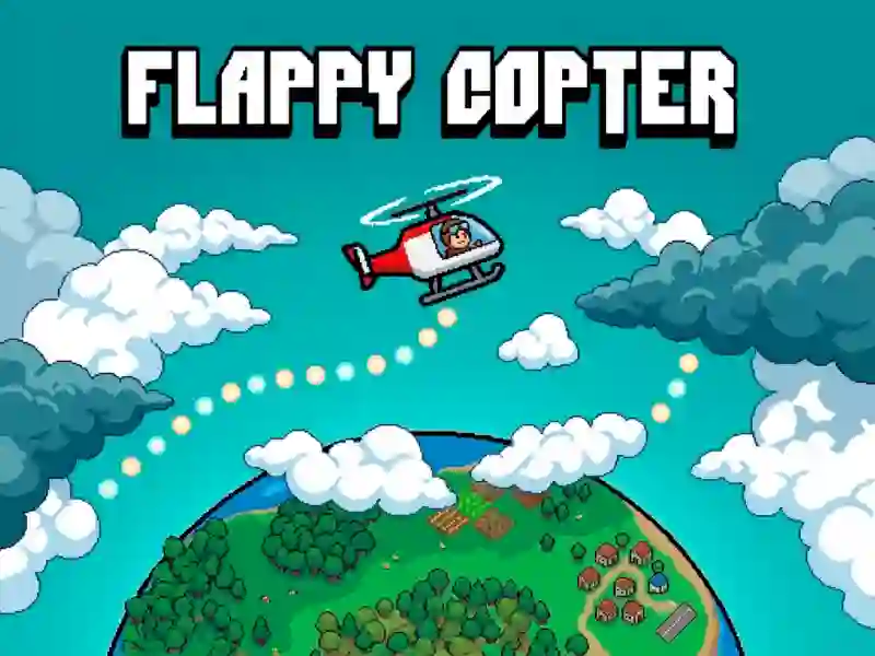 Гульня Flappy Copter онлайн