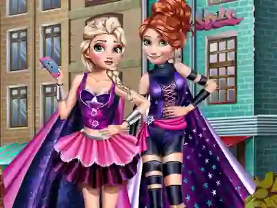 Гульня Superhero Spring Princess Dress Up онлайн