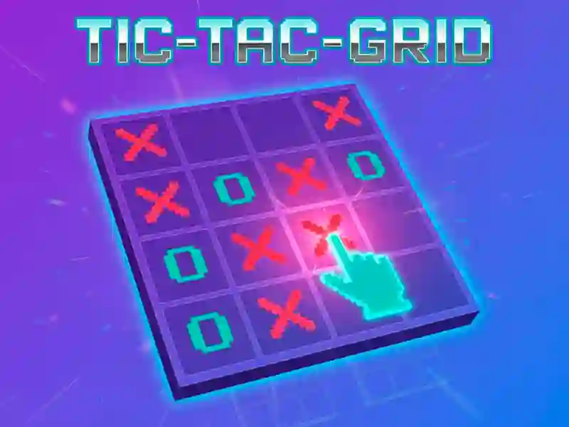 Гульня Tic-Tac-Grid онлайн