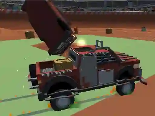 Гульня Pixel Car Cash Demolition V1 онлайн