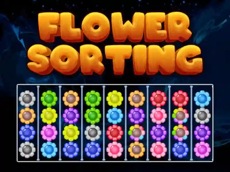 Гульня Flower Sorting онлайн