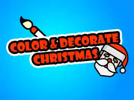 Гульня Color & Decorate Christmas онлайн
