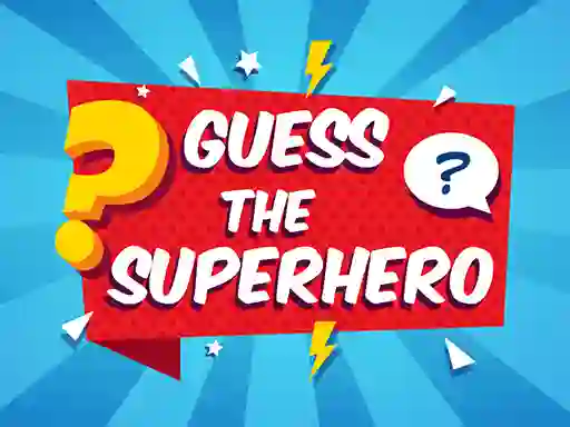 Гульня Guess The Superhero онлайн