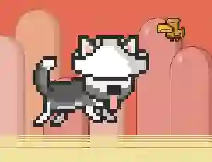 Гульня Mr Jump Husky онлайн