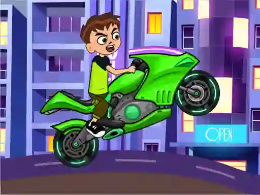 Гульня Ben 10 Racer punk онлайн
