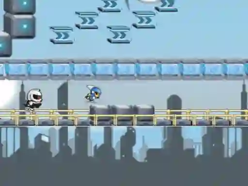 Гульня Gravity Guy HTML5 онлайн