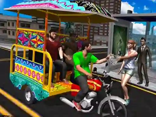 Гульня TukTuk Chingchi Rickshaw 3D онлайн