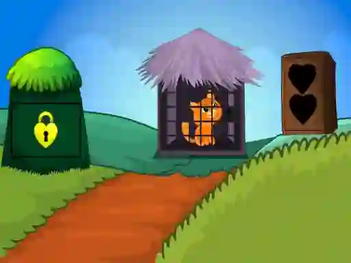 Гульня Rescue the kitty онлайн